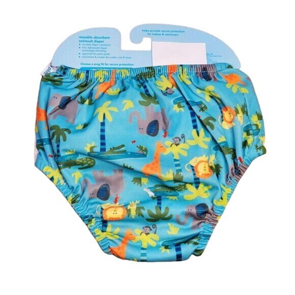 I-Play Swimsuit Diaper 4T Teal - Picture 2 of 6